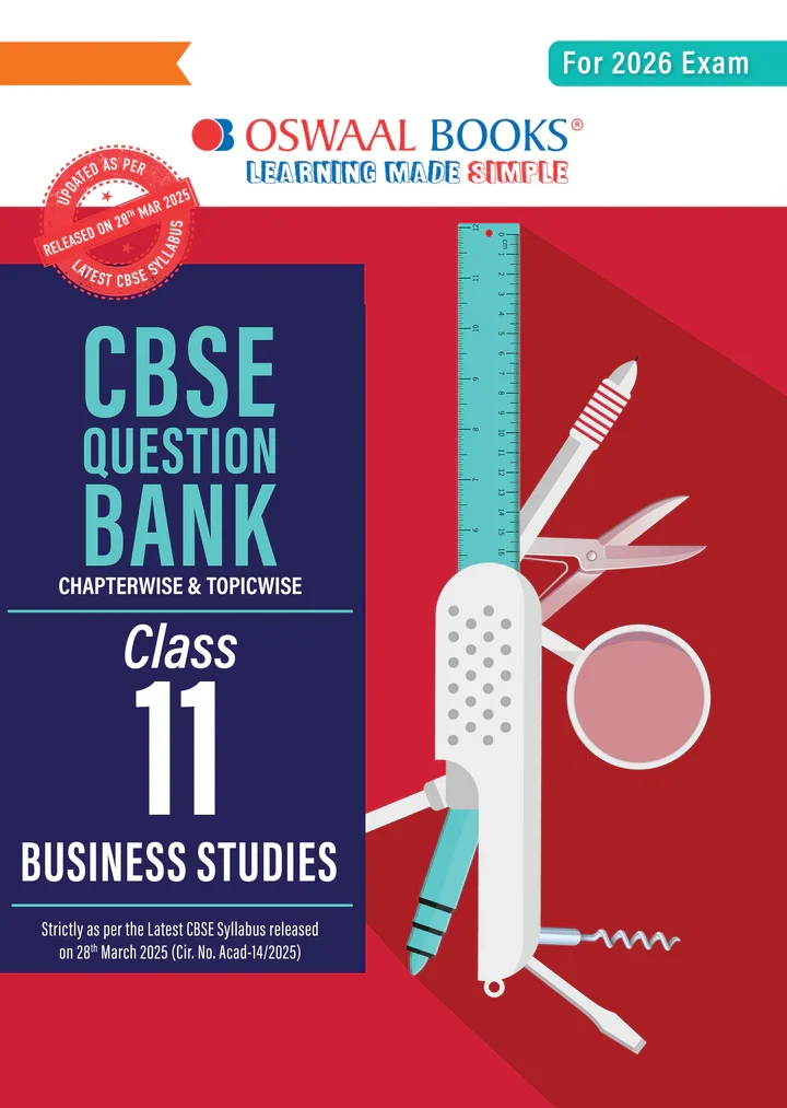 Oswaal CBSE Question Bank Class 11 Business Studies For 2026 Exam