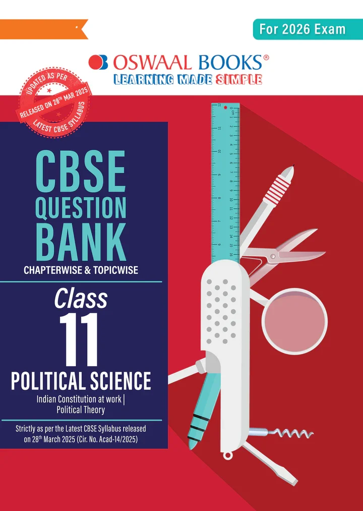 Oswaal CBSE Question Bank Class 11 Political Science For 2026 Exam