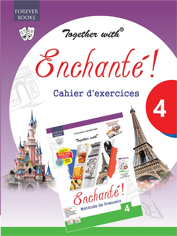 Forever Books Together with Enchante Work Book 4 for Class 8