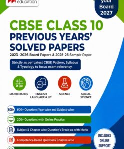 Macmillan Education CBSE Class 10 Previous Years' Solved Papers (2023–2026) with Sample Paper (2025–26)