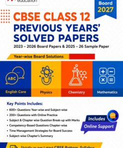 Macmillan Education CBSE Class 12 Previous Years' Solved Papers – Mathematics (2023–2026)