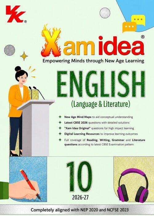 Xam Idea English Language & Literature – Class 10 (2026–27 Edition)  CBSE Examination Guide | Based on the Latest CBSE Syllabus