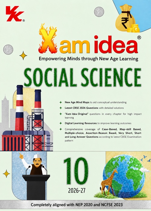 VK Xam Idea Social Science Class 10 | CBSE Examination Guide (2026–27 Edition) Based on the Latest CBSE Syllabus
