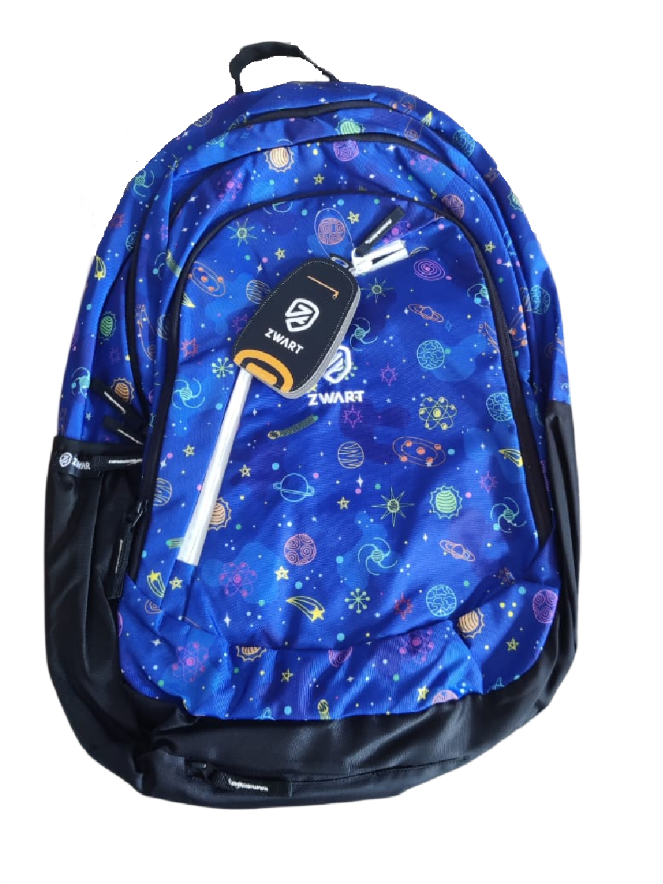 ZWART Galaxy Star School Backpack – School Bag for Students