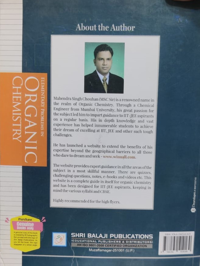 Shri Balaji Elementary Problems in Organic Chemistry for JEE 7th Edition By M.S. Chouhan - Image 2