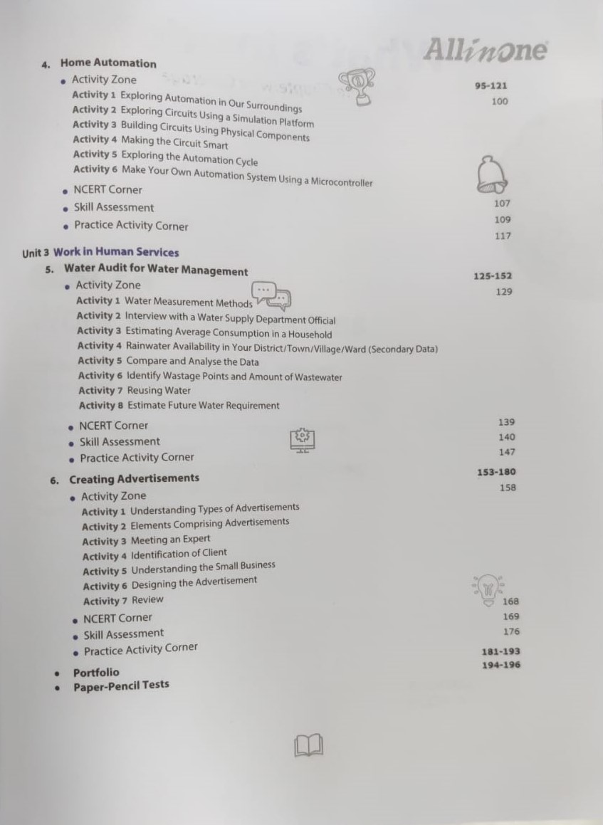 All in One Kaushal Vikas (Vocational Education) Class 8 | As per New NCERT & CBSE Syllabus | NCERT Theory, Coverage of All Activities & 3 Paper-Pencil Tests - Image 4
