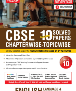 CBSE 10 Years (2026-2017) Chapterwise Topicwise Solved Papers Class 10 English Language and Literature Book – CBSE Champion For 2027 Exam